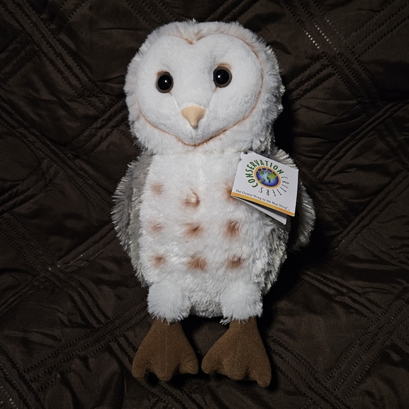 โSOLDโ Wildlife Artists Conservation Critters Owl Stuffed Plush Animal Toy - NWT - Picture 1 of 5